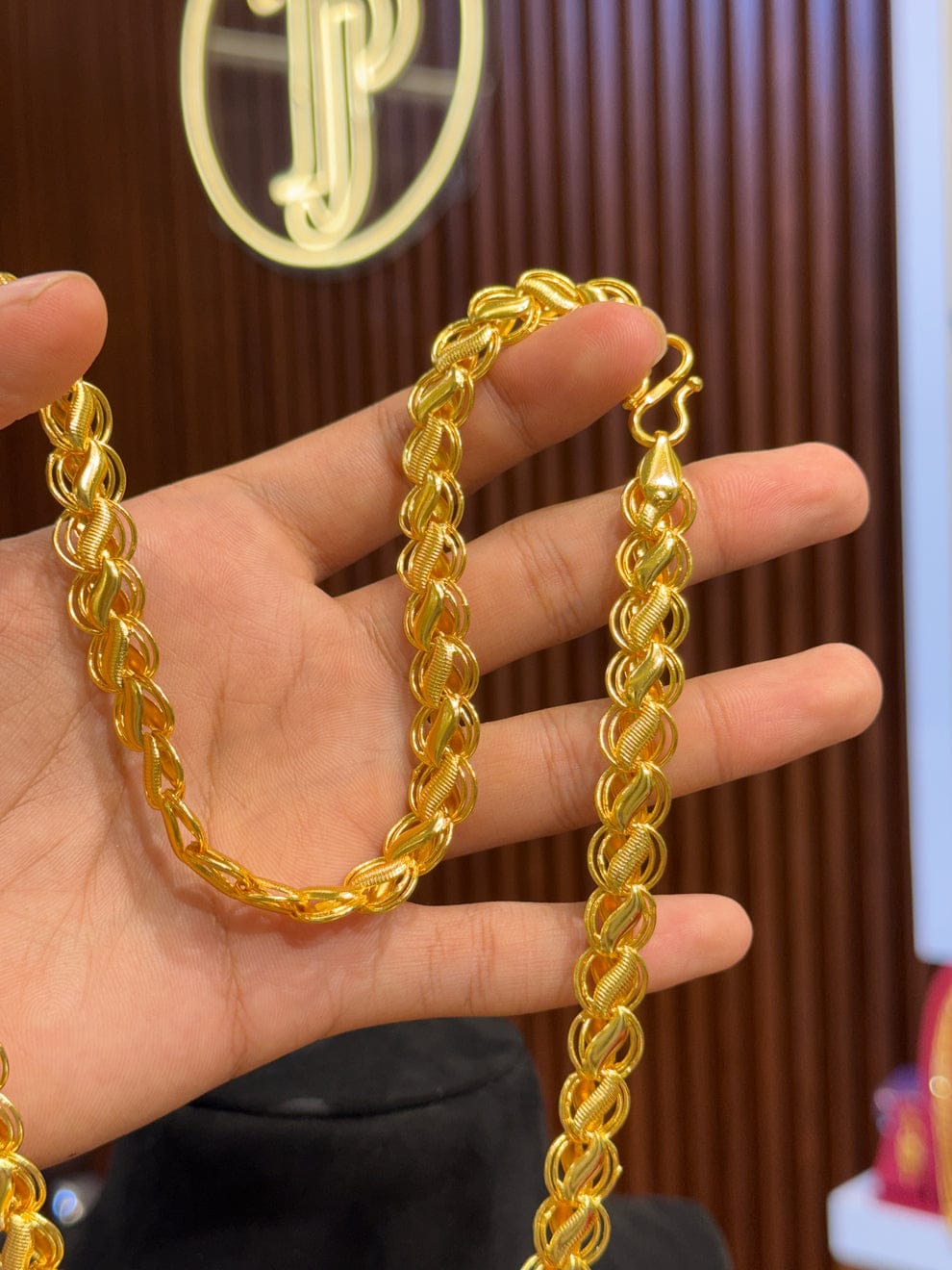 Mens Trending Lotus Chain With Free Gift