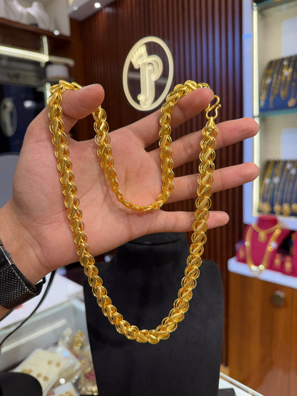 Mens Trending Lotus Chain With Free Gift