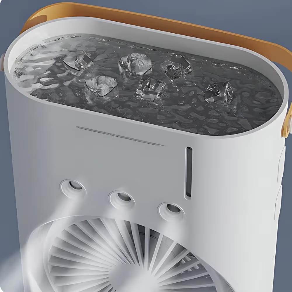 Mini Cooler Ended Spray Air Coling Fan USB Rechargeable 3 Speed Portable Mini AC Cooler