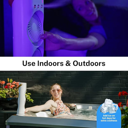 Mini Cooler Ended Spray Air Coling Fan USB Rechargeable 3 Speed Portable Mini AC Cooler